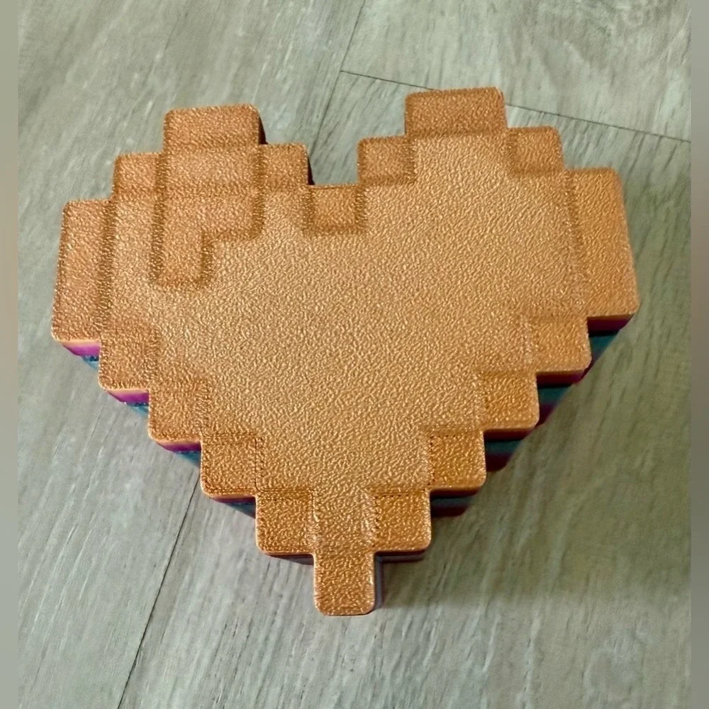 3D Printed‎ Frustration Heart Jewelry Box Valentines Gift